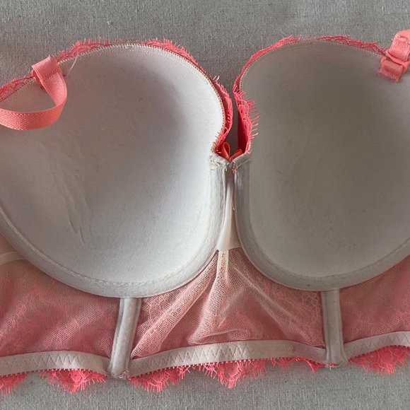 Victoria's Secret, Multi- Way Balconet Bra, Orange  Ombre,  32DD, USED - Picture 3 of 4